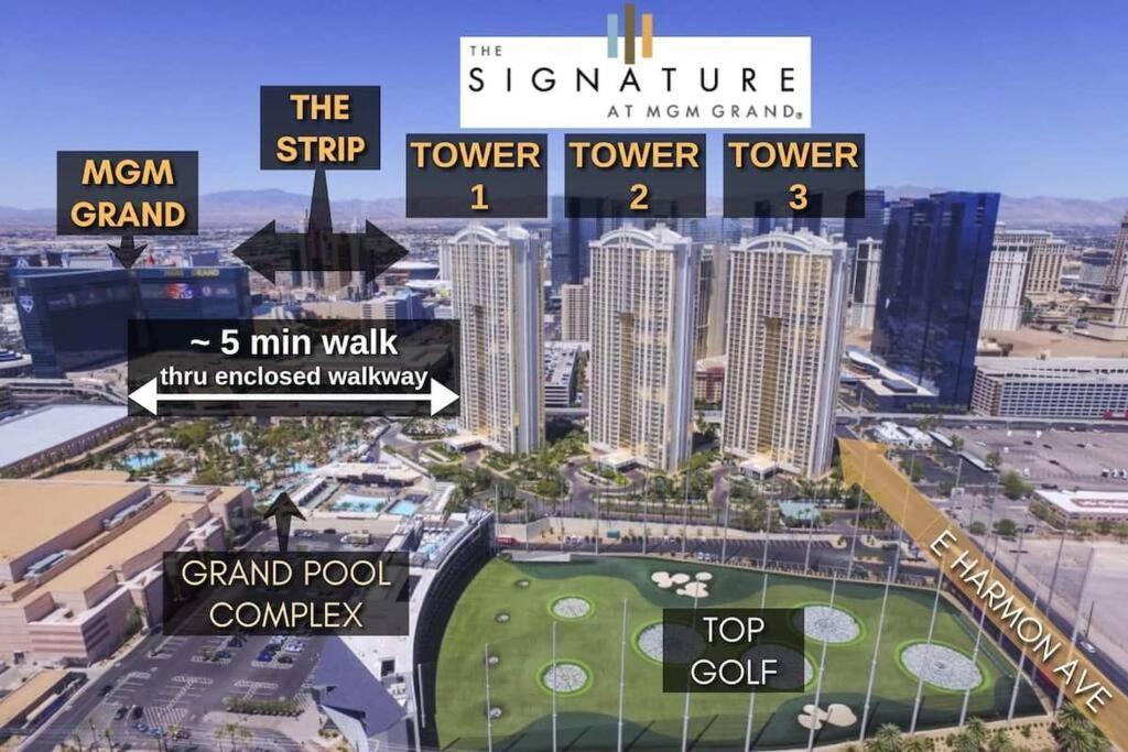 32Nd Flr Penthouse @Mgm Signature 1Bed, No Fee Las Vegas Exterior foto